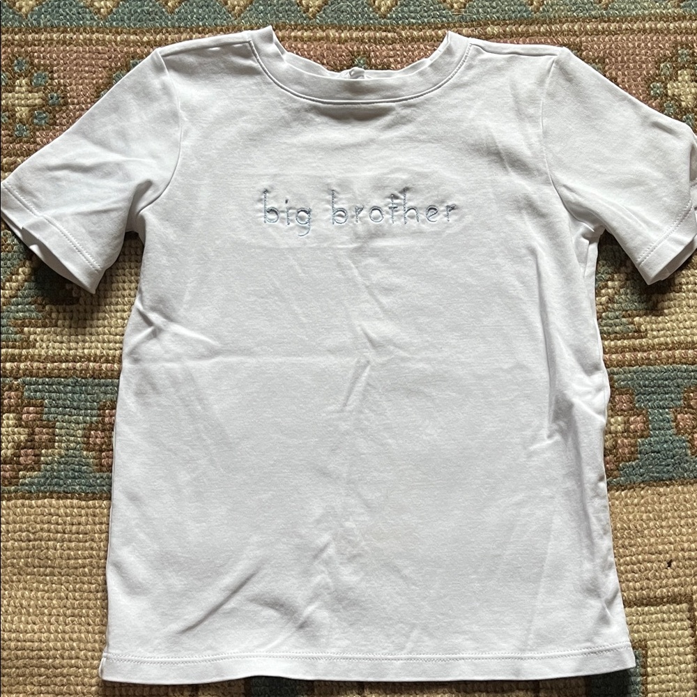 Magnolia Baby Big Brother Embroidered Shirt - size 6